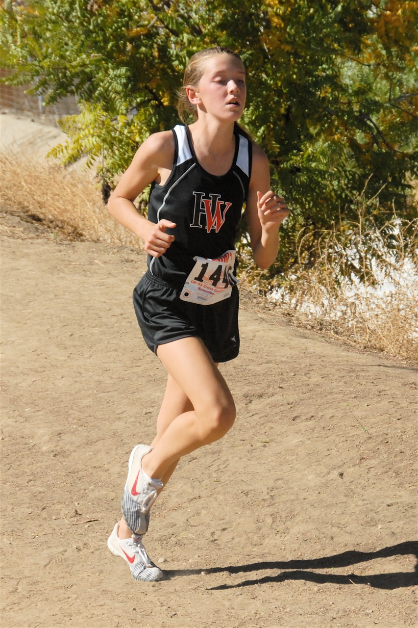 Palisadian Cami Chapus won the girls' Division IV state cross country title in 17:59 Saturday at Woodward Park in Fresno.